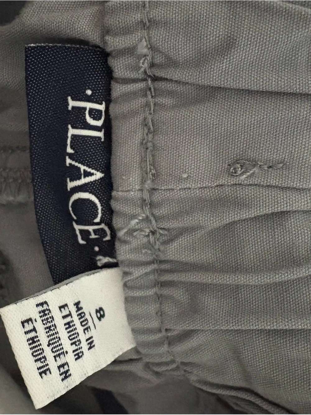 Children’s Place Elastic Waist Chino Shorts - Tan, Light gray, Navy Size 8